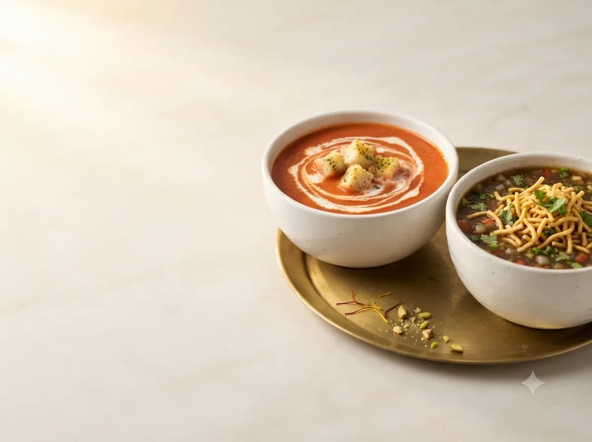 Soups from the Laxman Bikaner menu, Ballabgarh